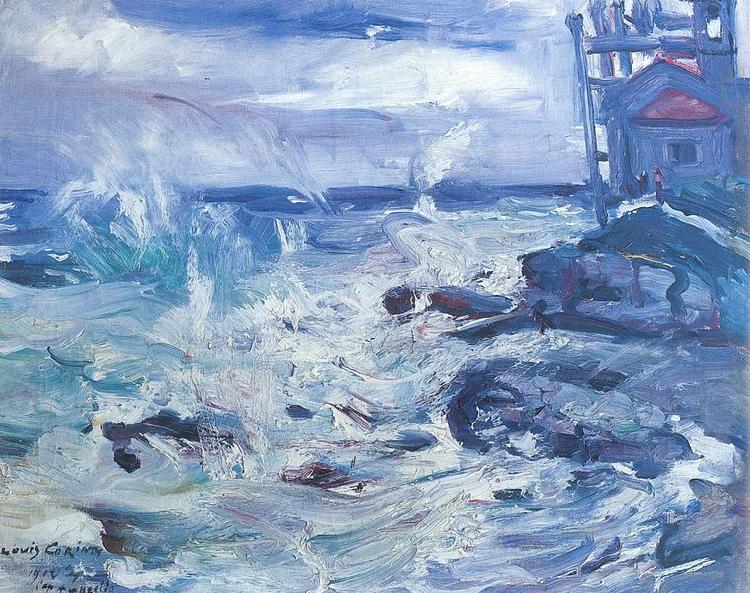 Lovis Corinth Sturm auf Cap Ampeglio oil painting image